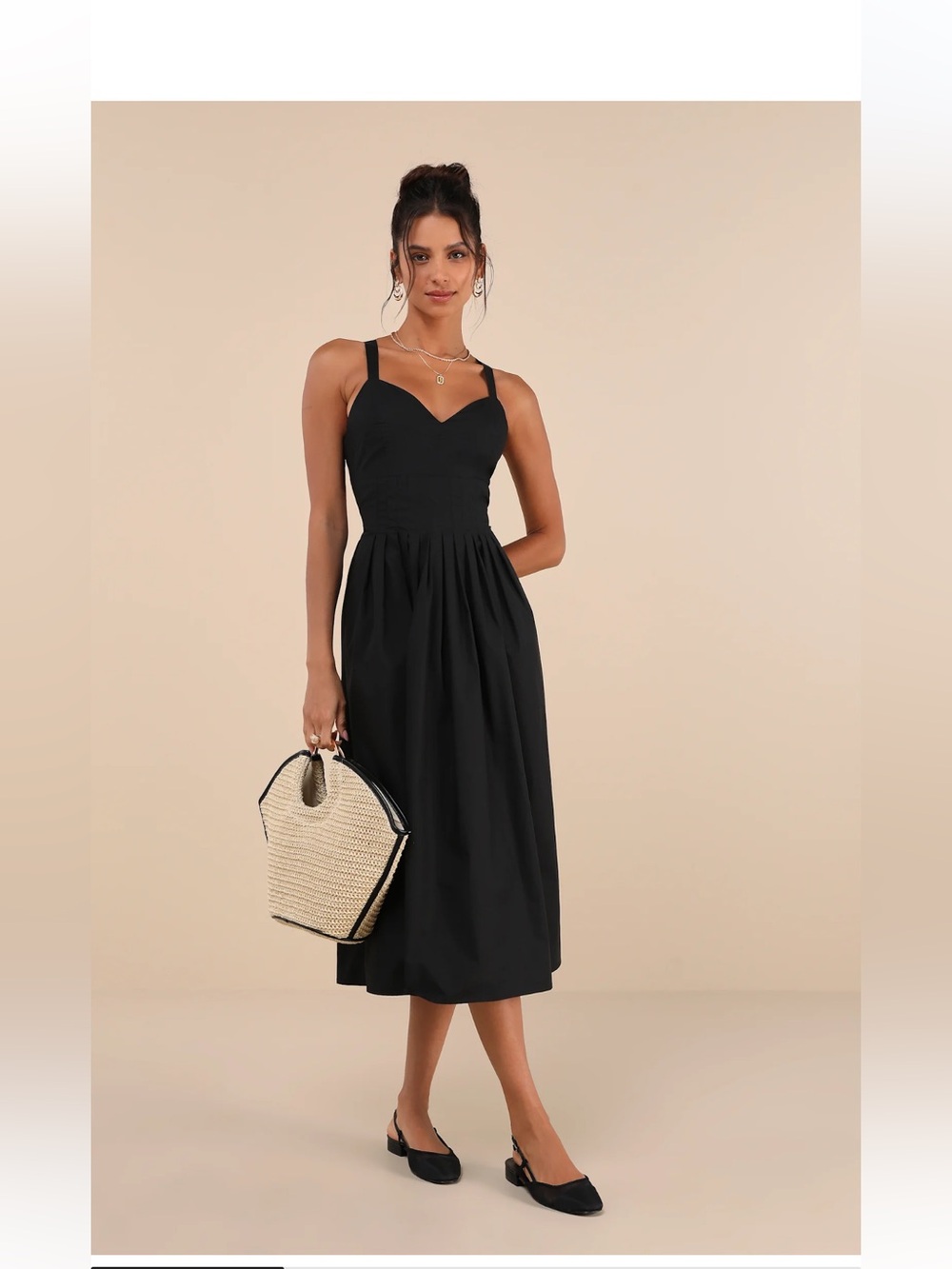 Lulus Dress XS Vacation Black